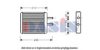 AKS DASIS 519030N Heat Exchanger, interior heating